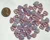 50 10mm Amethyst AB Leaf